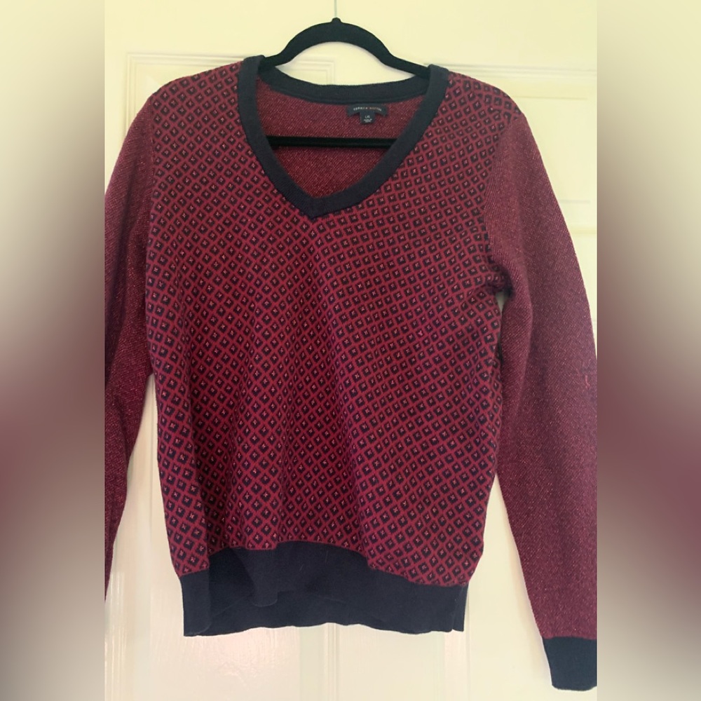 Tommy Hilfiger Pink/Purple/Navy Sweater  L